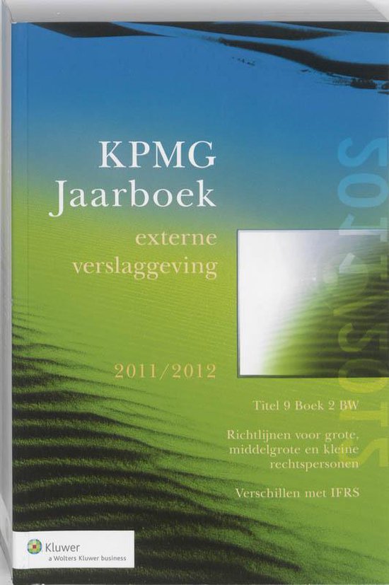 Cover van het boek 'KPMG Jaarboek Externe Verslaggeving 2011/2012 / druk 1' van Coen Arnold
