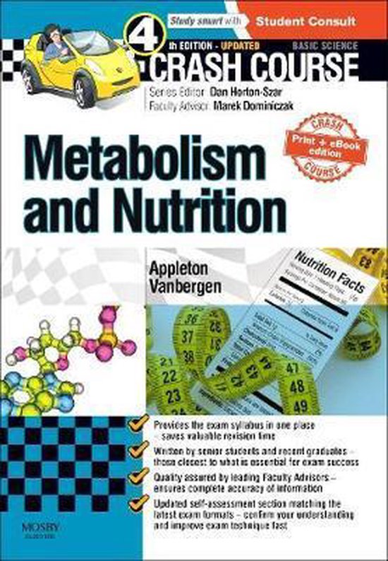 Crash Course Metabolism and Nutrition Updated Print + eBook edition