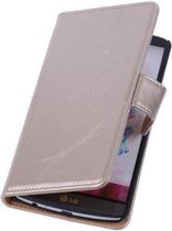PU Leder Goud LG Optimus L7 2 Book/Wallet Case/Cover