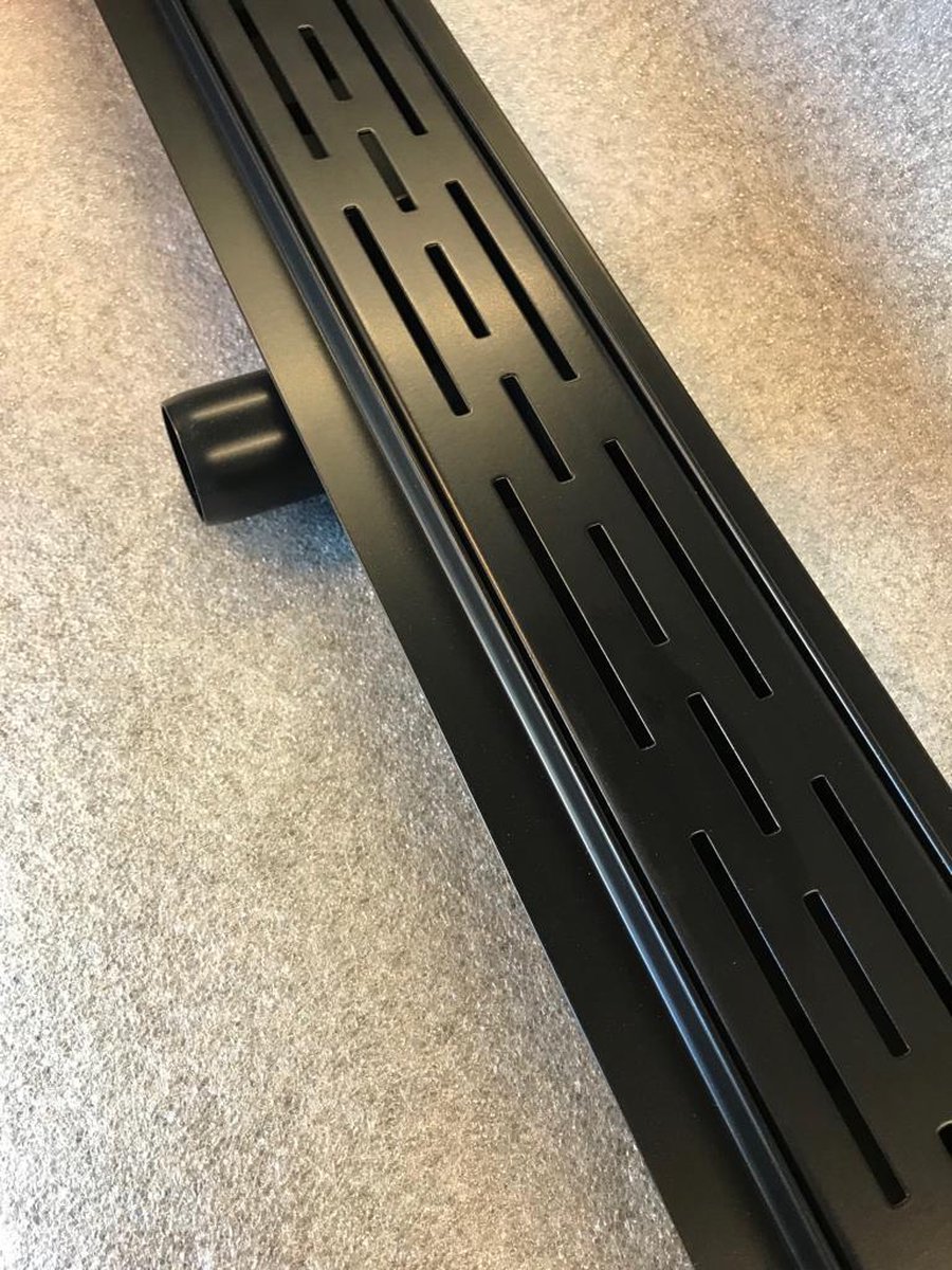 Douchegoot 70cm Mat Zwart