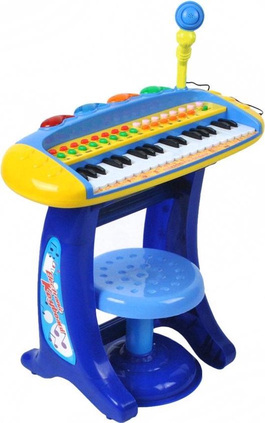 kin Ansichtkaart Altaar Keyboard Piano Met Microfoon & Krukje - Electronisch Kinder Speelgoed  Muziek... | bol.com