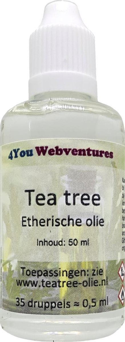 Goedkoopste Pure etherische tea tree olie - 50 ml - etherische olie - essentiële tea tree olie
