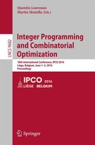 Lecture Notes in Computer Science 9682 - Integer Programming and Combinatorial Optimization