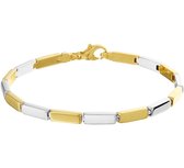 The Jewelry Collection Armband 4,0 mm 19 cm - Bicolor Goud