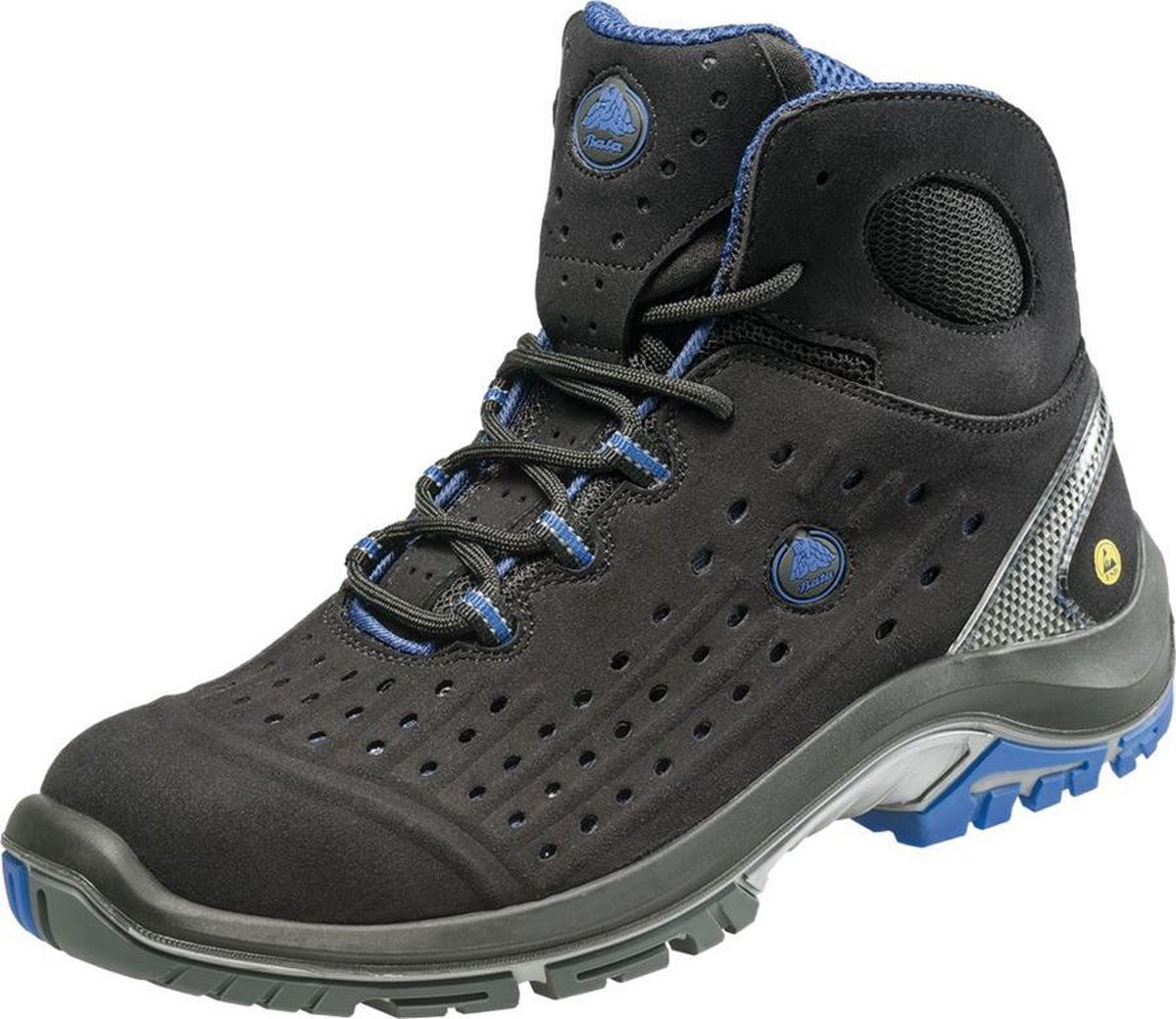 Bata werkschoenen - Sync - S1P hoog - zwart/blauw - maat 39 W