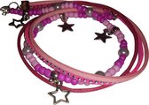 Little Bijoux armband-Pink Star
