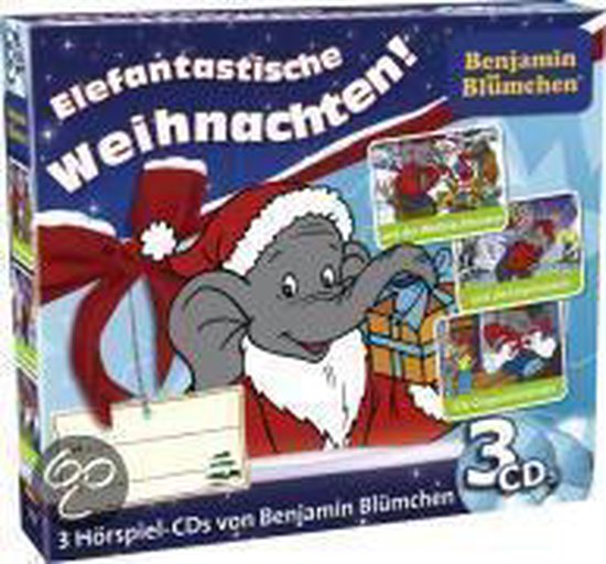 Benjamin Blümchen Weihnachtsbox. 3 Cds - cover