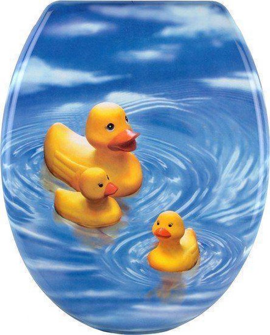 George Stevenson uitzetten Picknicken Cornat wc-bril Duck family | bol.com