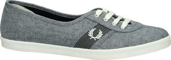 Fred Perry - B 1147 W - Slip-on sneakers - Dames - Maat 37 - Blauw - 266  -Carbon Blue | bol.com
