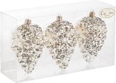 Cosy @ Home denappel champagne glitter set 3