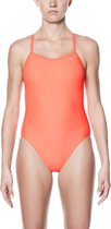 Nike Swim Badpak Dames Racerback One Piece - Hot Punch - 40