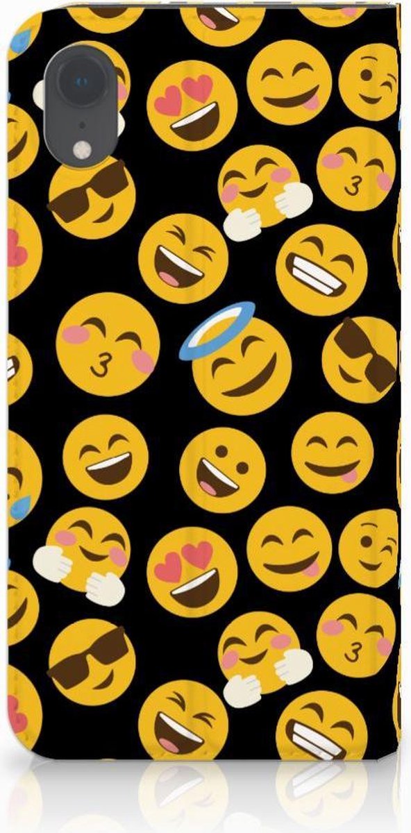 Apple iPhone Xr Hoesje met Magneet Emoji
