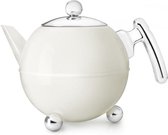 Bredemeijer - Theepot Bella Ronde 1,2L - Roomwit