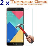2 stuks Glass Screenprotector - Tempered Glass voor Samsung Galaxy A7 2016 A710
