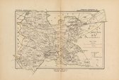 Historische kaart, plattegrond van gemeente Barneveld 1 ( Barneveld en Voorthuizen) in Gelderland uit 1867 door Kuyper van Kaartcadeau.com