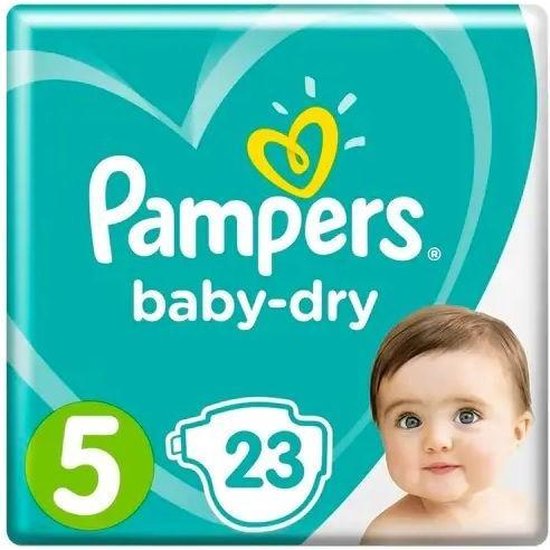Pampers Bébé Dry Couches Taille 5 Pièces 23 Couches | bol