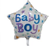 Folieballon Baby boy ster 45cm