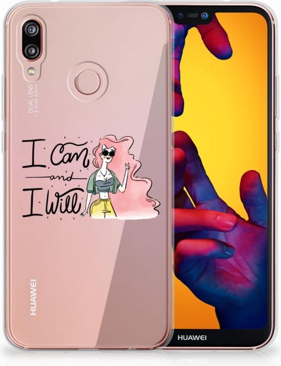 Protection Téléphone pour Huawei P20 Lite Coque I Can | bol.com