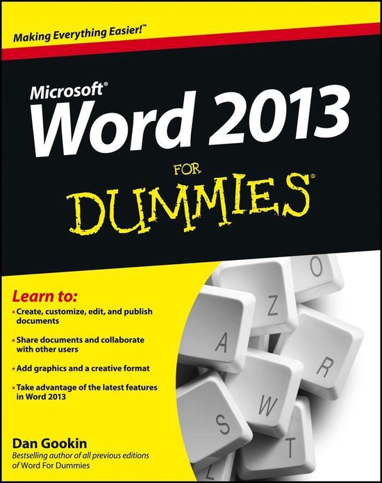 Word 2013 For Dummies - cover