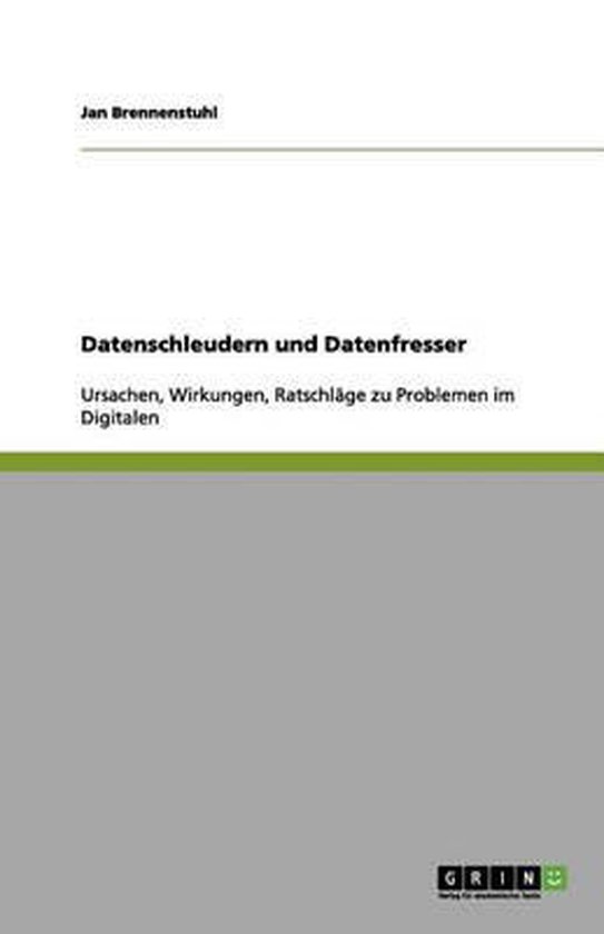 Datenschleudern Und Datenfresser - cover
