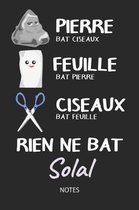 Rien ne bat Solal - Notes