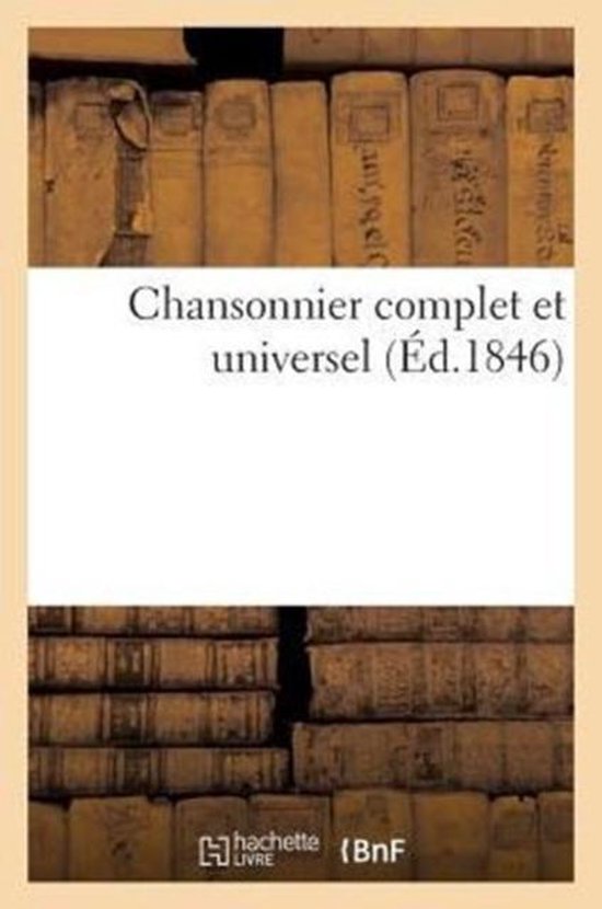 Foto: Chansonnier complet et universel contenant des chansons pour naissances baptemes