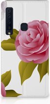 Geschikt voor Samsung Galaxy A9 (2018) Uniek Standcase Hoesje Roses