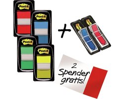 Value Pack : 4 x  Post-it® Index Standaard + 2 x  Post-it® Index Pijltjes