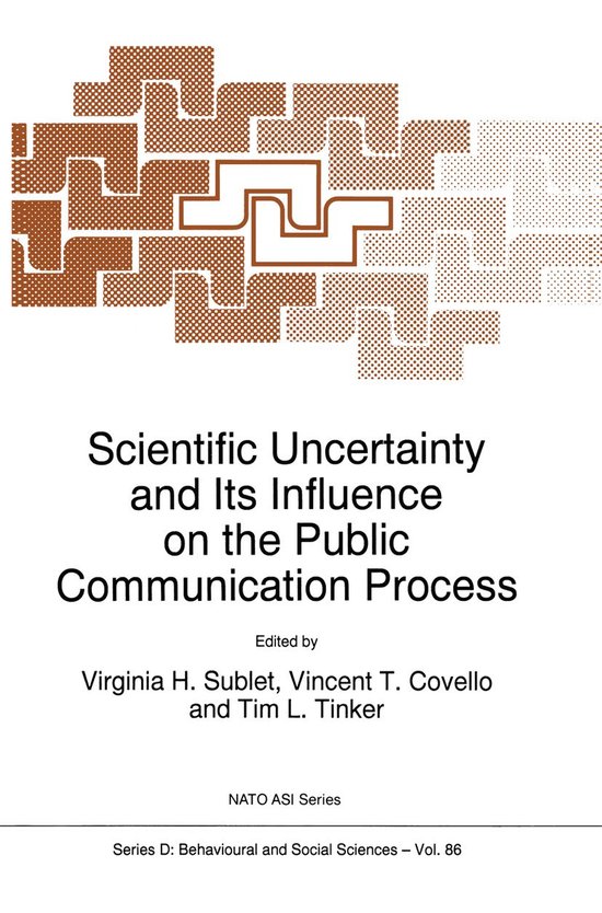 NATO Science Series D 86 - Scientific Uncertainty and Its In ... - cover