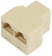 Microconnect Y-ADAPTER RJ45-2xRJ45 F/F 8P Kabeladapter