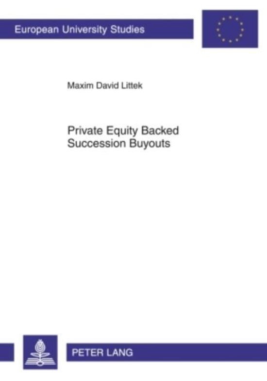 Private Equity Backed Succession Buyouts - cover