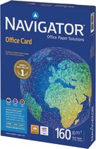 5x Navigator Office Card presentatiepapier A4, 160gr, pak a 250 vel
