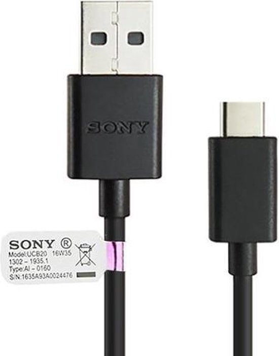 Gelijk Ontleden verdiepen Datakabel Sony Xperia X Compact USB-C 1 meter - Origineel | bol.com