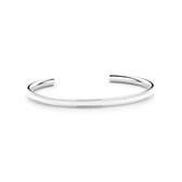 Colori 4 COL0001 Stalen Open Bangle - One-Size (60 X 50 X 4 mm) - Wit