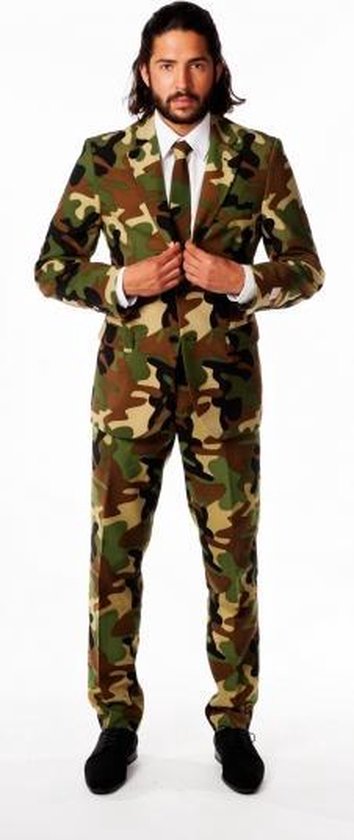 Pak met camouflage print - Kostuum - Maat L | bol.com