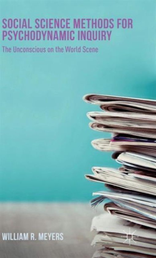 Social Science Methods for Psychodynamic Inquiry - cover