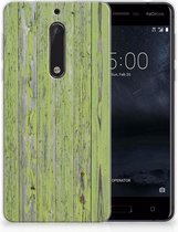 Nokia 5 TPU Hoesje Design Green Wood