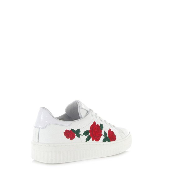Shoecolate SNEAKER ROSE Wit | bol.com