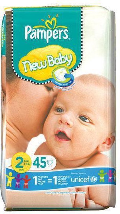 Pampers New Baby Maat 2 met urine indicator Midpak |