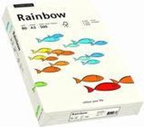 Rainbow gekleurd papier 160 gram 01 naturel 250 vel | bol.com