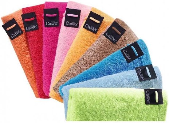 Cawö Waschhandschuhe 6er Set - Flauschige Frottierhandschuhe 16x22cm Made In Germany