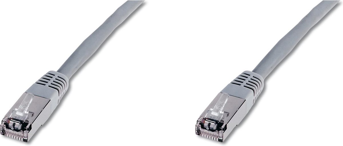 Digitus DK-1531-030 RJ45 Netwerkkabel, patchkabel CAT 5e SF/UTP 3.00 m Grijs 1 stuk(s)