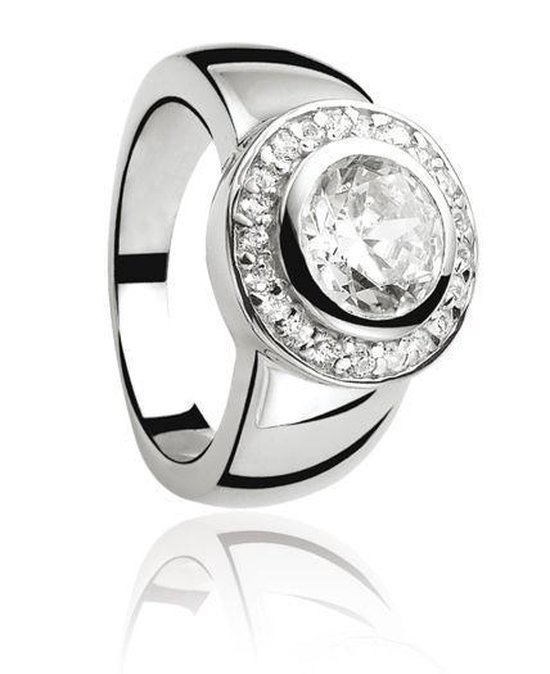 Zinzi Silver Jewels Zirkonia Ring ZIR460W58 (maat 58)