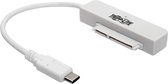 Tripp-Lite U438-06N-G2-W USB 3.1 Gen 2 USB Type-C to SATA III Adapter Cable with UASP, 2.5 in. SATA Hard Drives, Thunderbolt™ 3 Compatible, White TrippLite