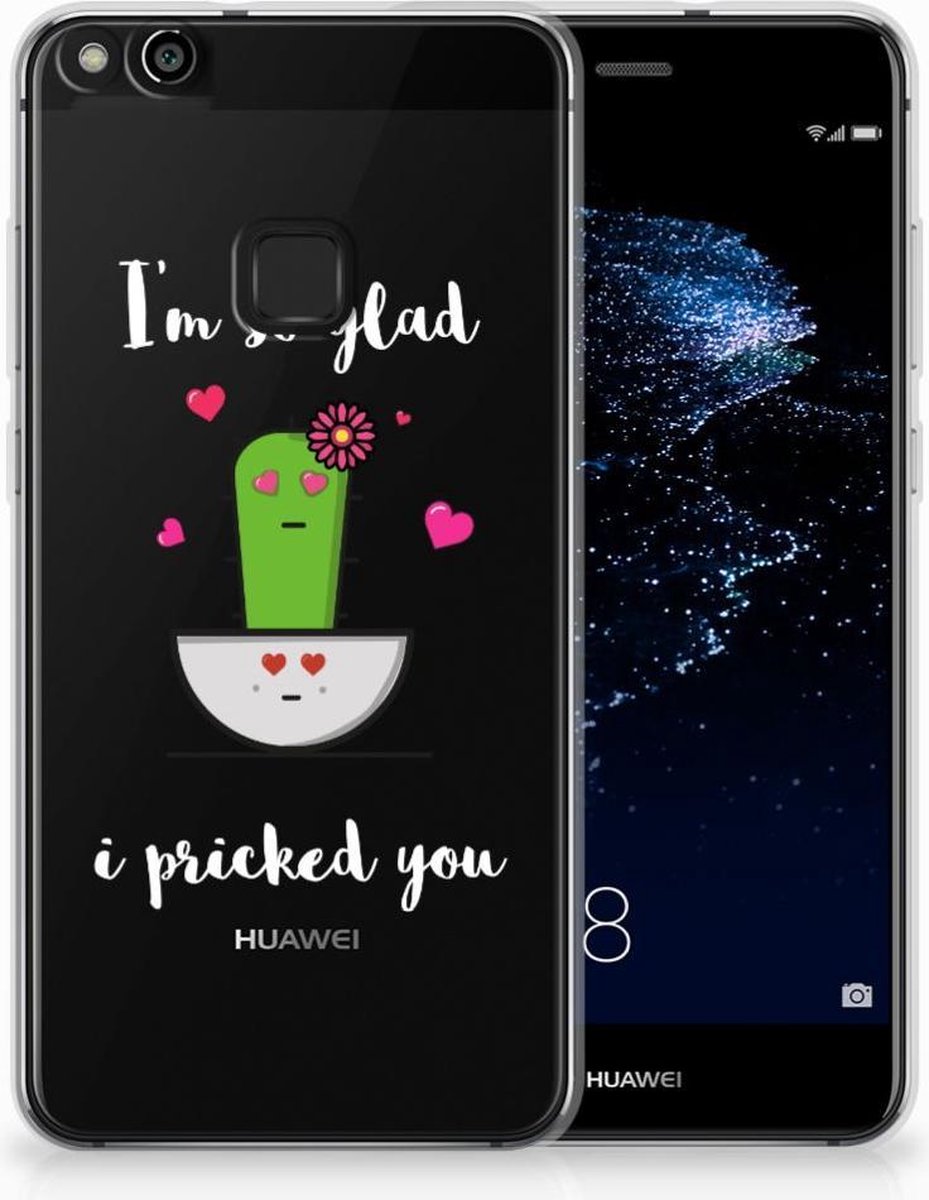Huawei P10 Lite Telefoonhoesje met Naam Cactus Glad