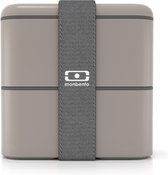 Monbento MB Original Lunchbox - 1.7 l - Vierkant - Grijs