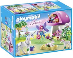 foto van PLAYMOBIL Fairies Feeën en verzorgingspost voor eenhoorns - 6055