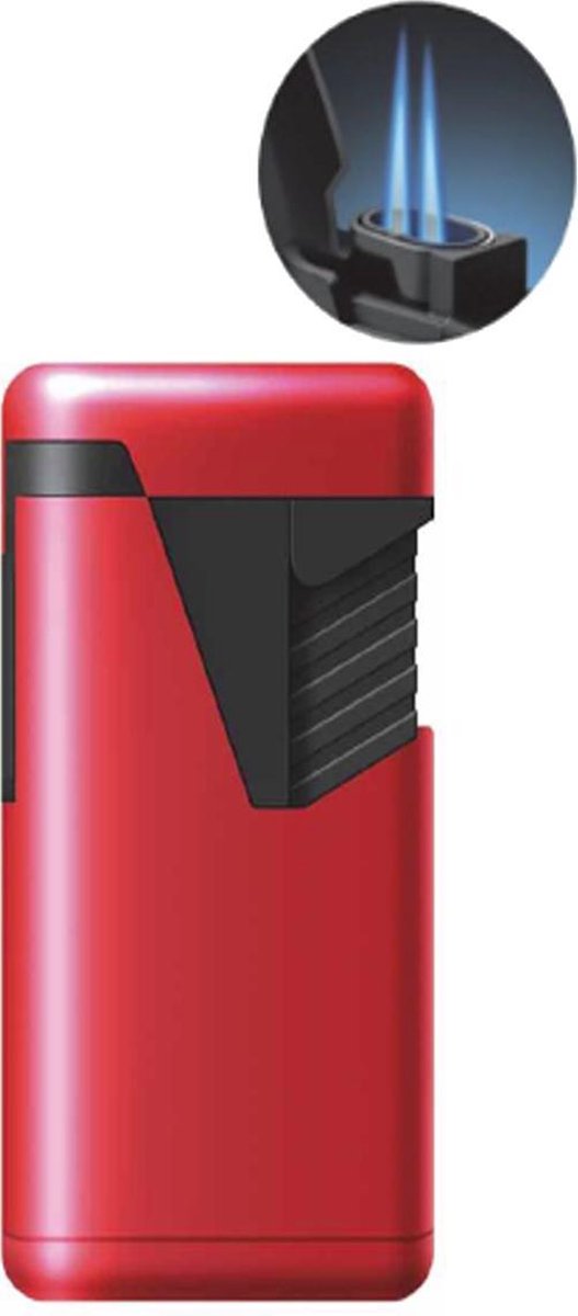Goedkoopste Zenga Twin Jet Rood - Turbo - Aansteker