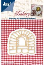 Joy Crafts bakery - cutting and embossing stencil - snijmal open bakoven