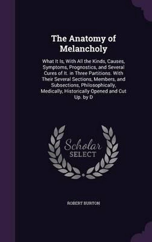 The Anatomy of Melancholy - cover